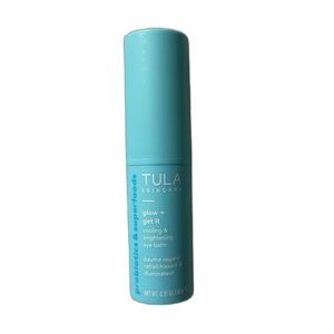 TULA Glow & Get It Eye Balm Full Size 0.35oz/10G Cooling & Brightening NIB NWT